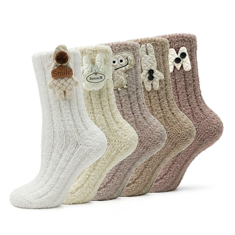 Kids Animal Fuzzy Socks | Polar Feet