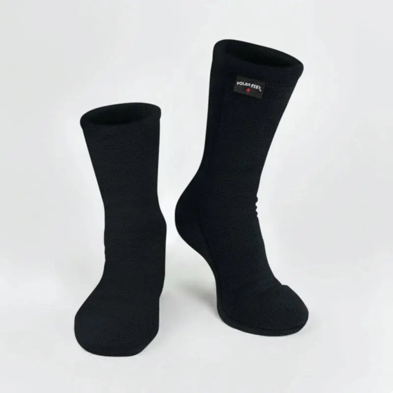 Polar Feet Fleece Socks - Black Polar Feet
