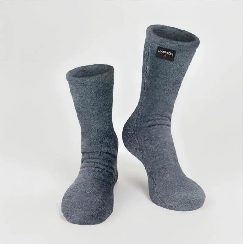 Polar Feet Fleece Socks - Soft Grey Polar Feet