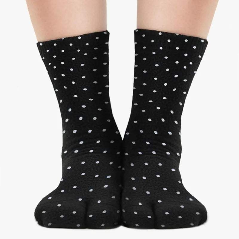 Polar Feet Fleece Tabi Socks - Domino Polar Feet