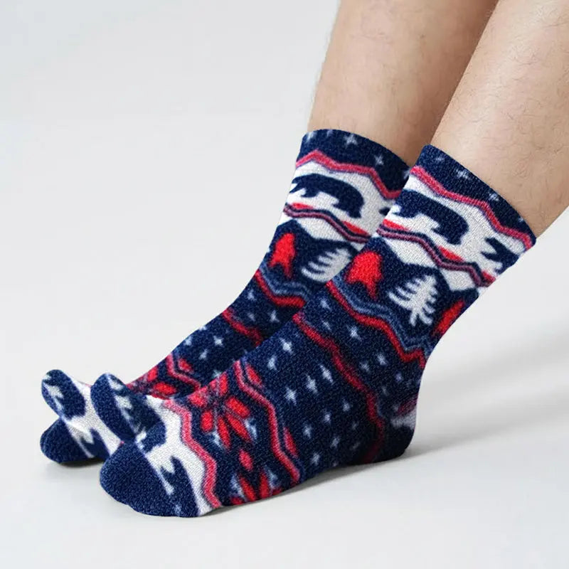 Polar Feet Fleece Tabi Socks - Polar Bear Polar Feet