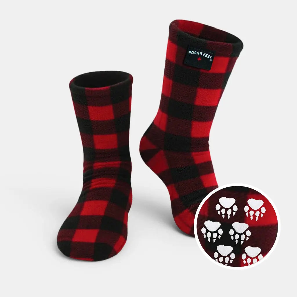 Polar Feet Fleece Socks - Lumberjack Polar Feet