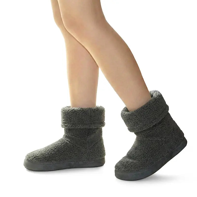 Polar Feet Women's Snugs - Grey Berber Polar Feet