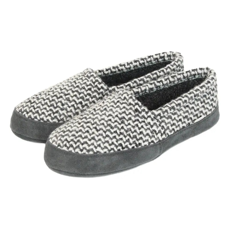 Polar Feet Men's Perfect Mocs Grey Wool Polar Feet