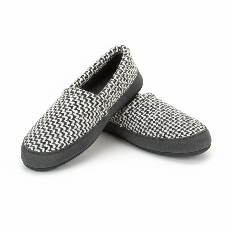 Polar Feet Men's Perfect Mocs Grey Wool