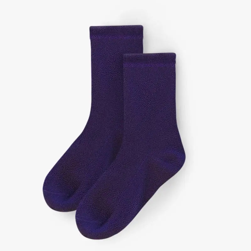 Polar Feet Fleece Socks - Purple Rain Polar Feet