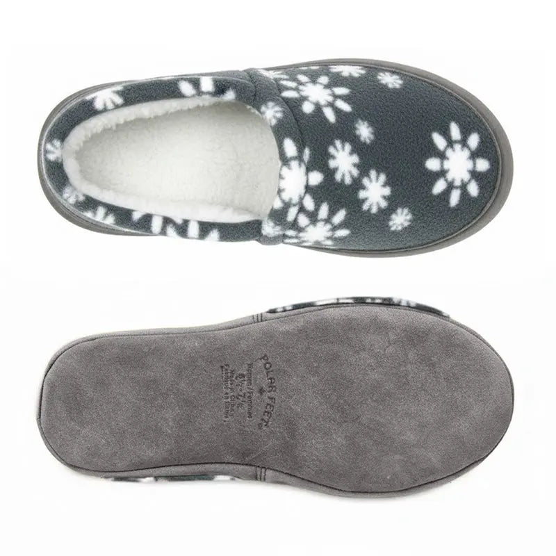 Polar Feet Women's Perfect Mocs Snowflake Polar Feet