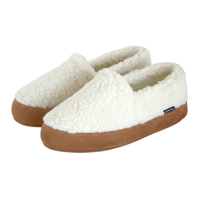 Polar Feet Women's Perfect Mocs - Cream Berber Polar Feet