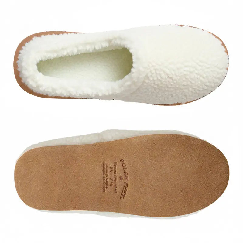Polar Feet Women's Perfect Mocs - Cream Berber Polar Feet