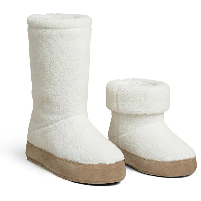 Polar Feet Women's Snugs - Cream Berber Polar Feet