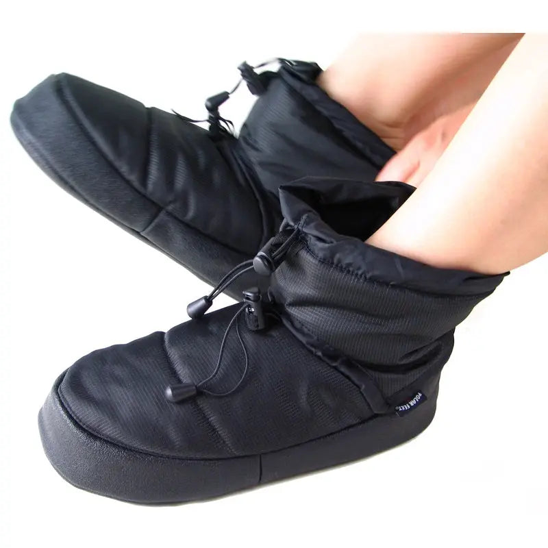 Polar Feet Camp Booties - Black Polar Feet
