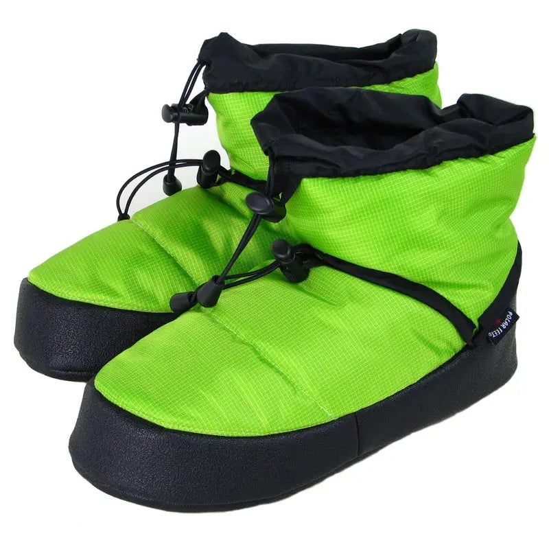Polar Feet Camp Booties - Lime Polar Feet