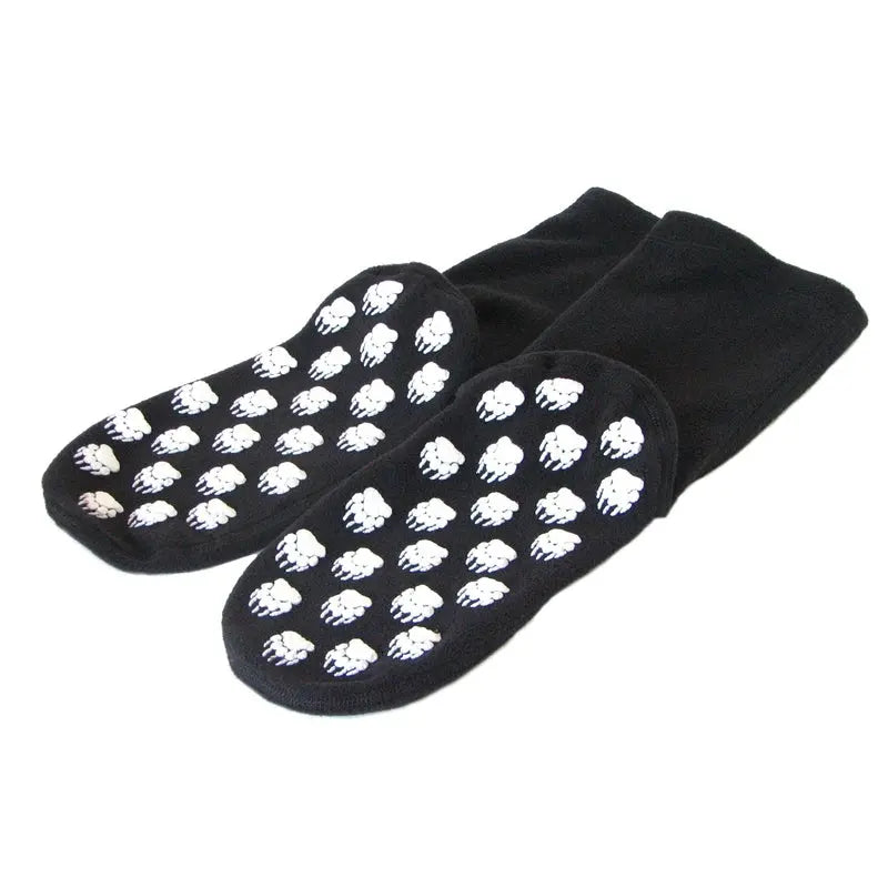 Polar Feet Supersoft Fleece Socks - Black Polar Feet