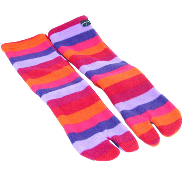 Polar Feet Fleece Tabi Socks - Jellybean