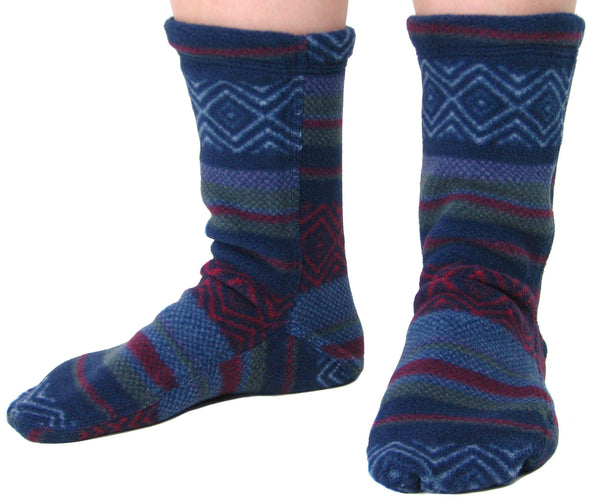 Fleece socks, slipper socks, for men and women