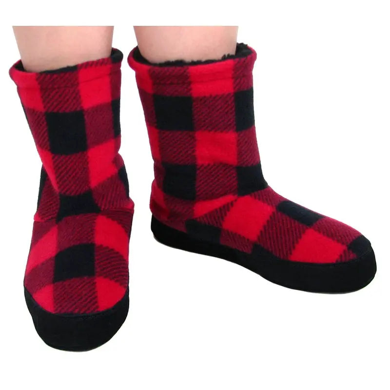 Polar Feet Women's Snugs - Buffalo Plaid Polar Feet