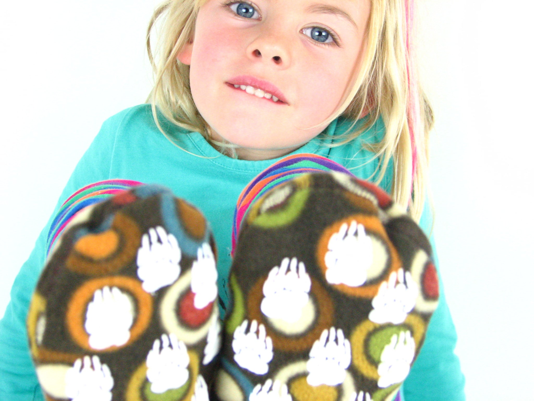 Kids' Nonskid Fleece Socks