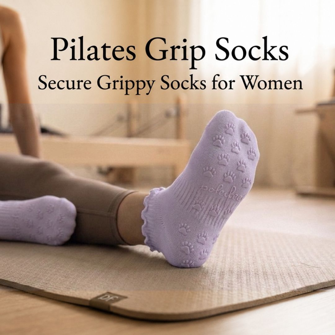 Crew Yoga Socks - Lavender Polar Feet