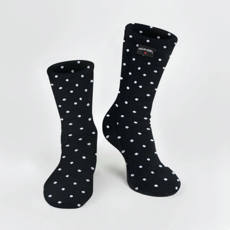Kids' Nonskid Fleece Socks - Domino