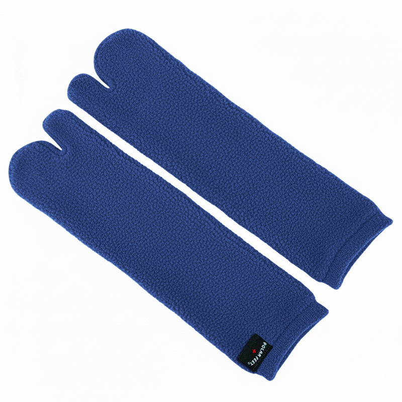 Polar Feet Fleece Tabi Socks - Denim