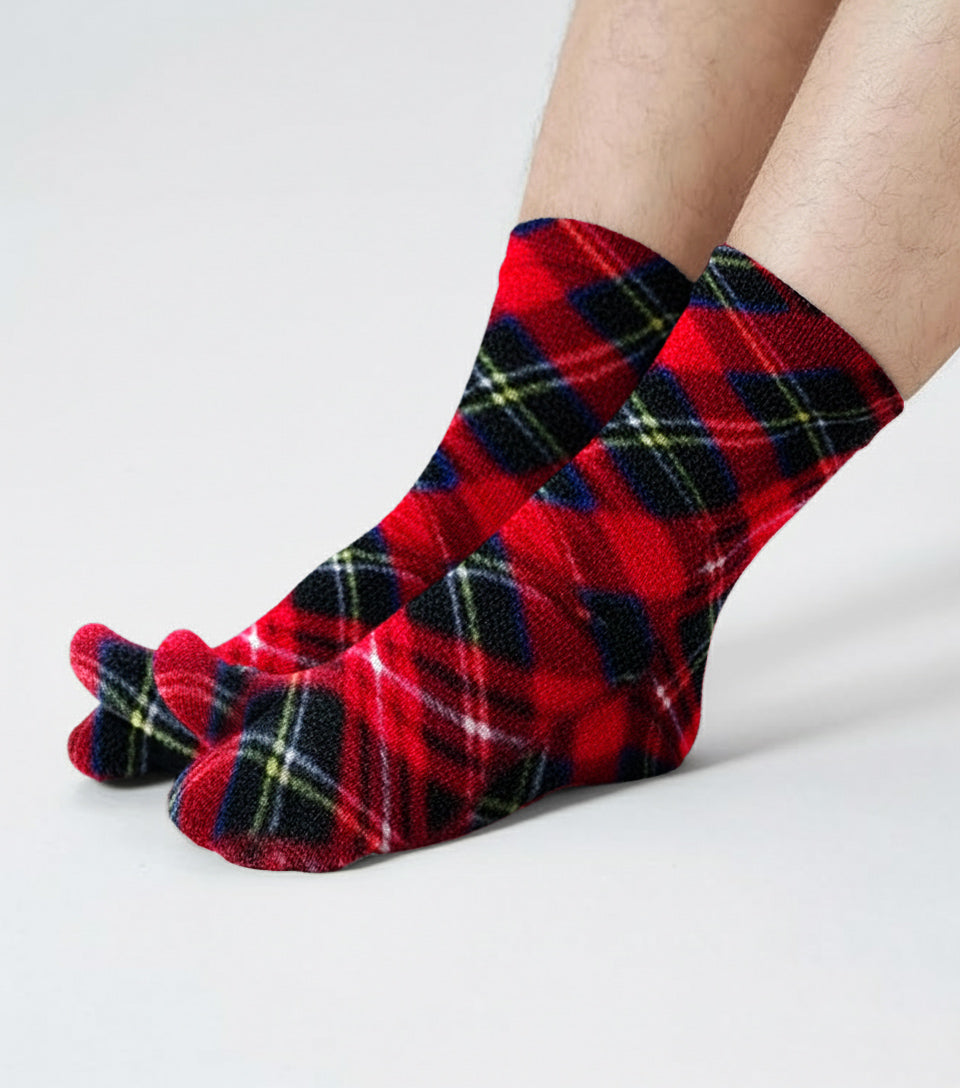 Polar Feet Fleece Tabi Socks - Highlander
