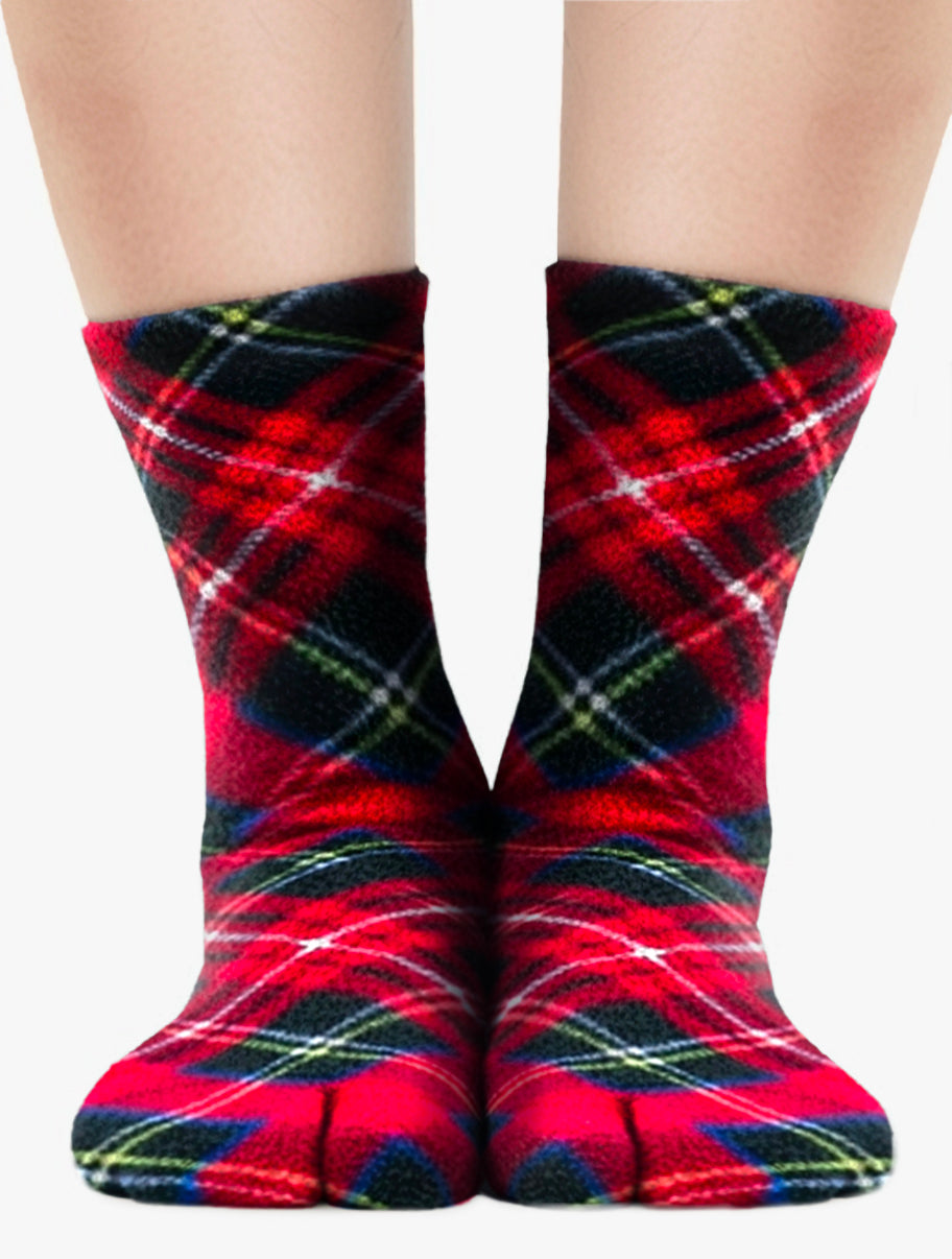 Polar Feet Fleece Tabi Socks - Highlander