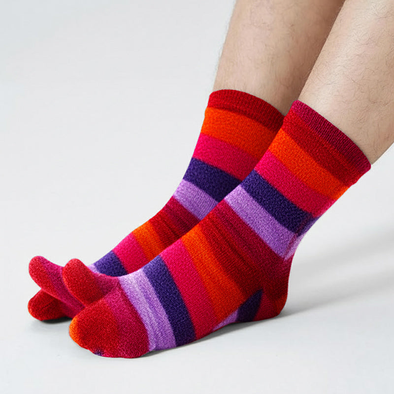 Polar Feet Fleece Tabi Socks - Jellybean
