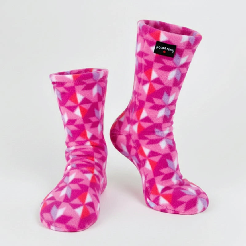 Kids' Nonskid Fleece Socks - Kaleidoscope