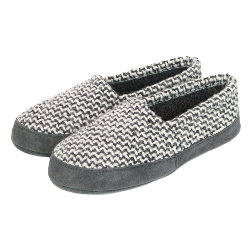Polar Feet Men's Perfect Mocs Grey Wool