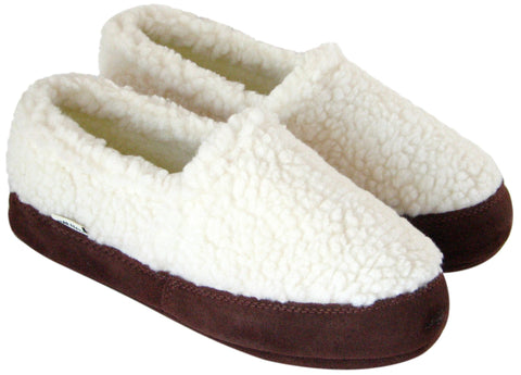 Polar Feet Kids' Perfect Mocs White Berber