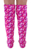Over The Knee Fleece Socks - Kaleidoscope