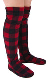 Over-the-Knee Fleece Socks - Lumberjack