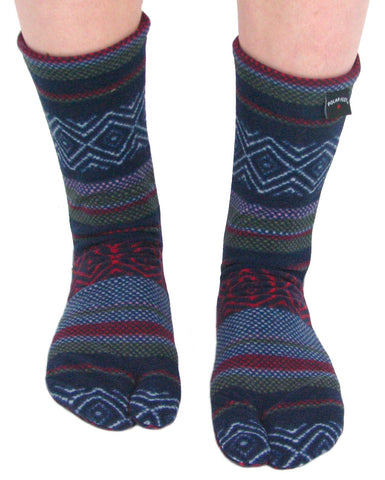 Fleece Tabi Socks, Flip flop Sandal Socks