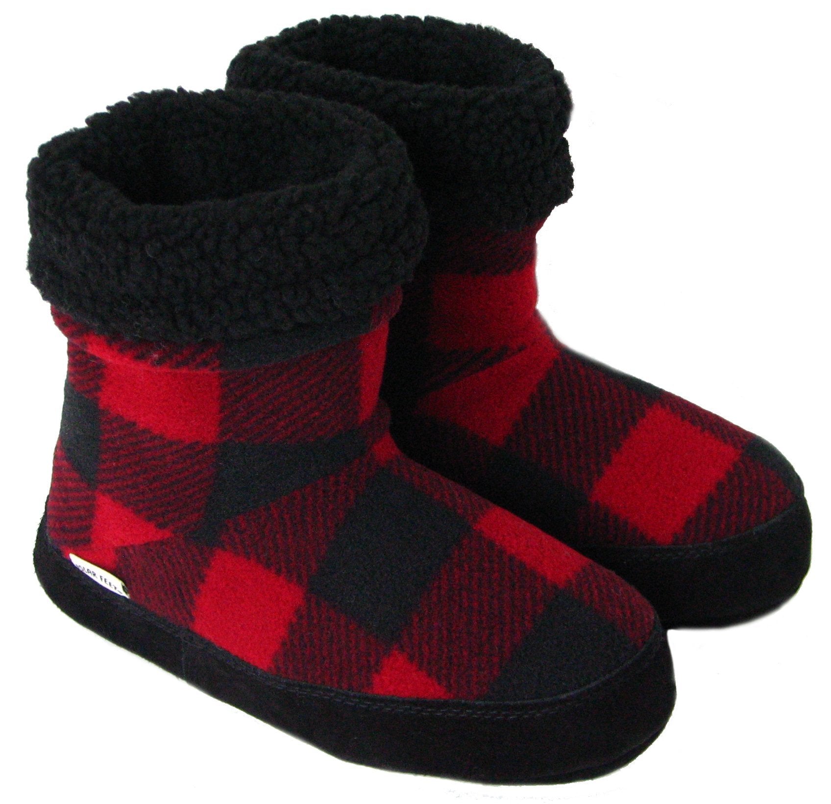 Plaid slippers hot sale