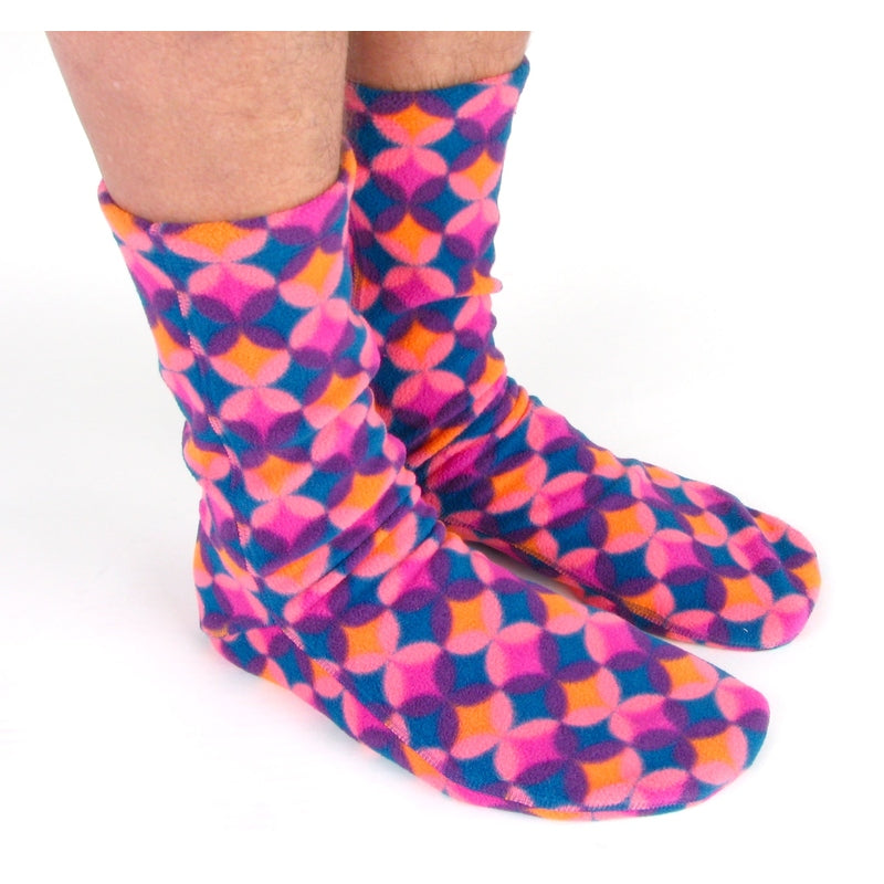 Kids' Fleece Socks - Art Deco
