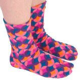 Polar Feet® Fleece Tabi Socks - Art Deco