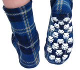 Polar Feet Fleece Socks - Blue Flannel