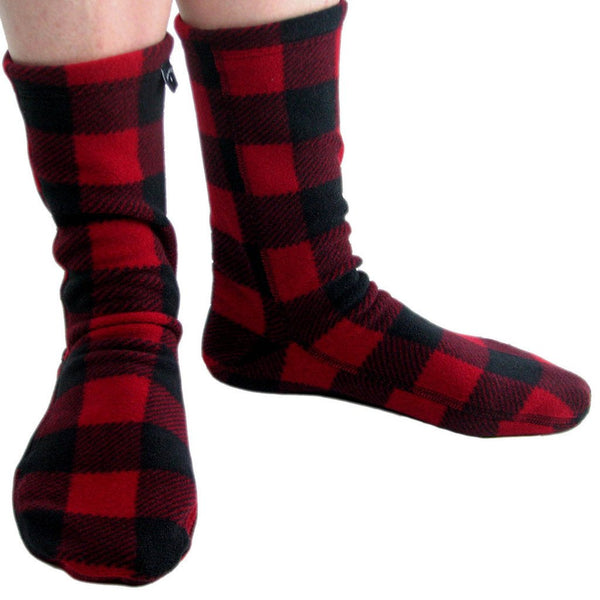 Polar Feet Fleece Socks in Lumberjack Regular Sole v2