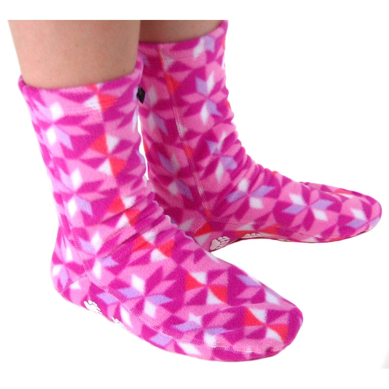 Kids' Nonskid Fleece Socks - Kaleidoscope