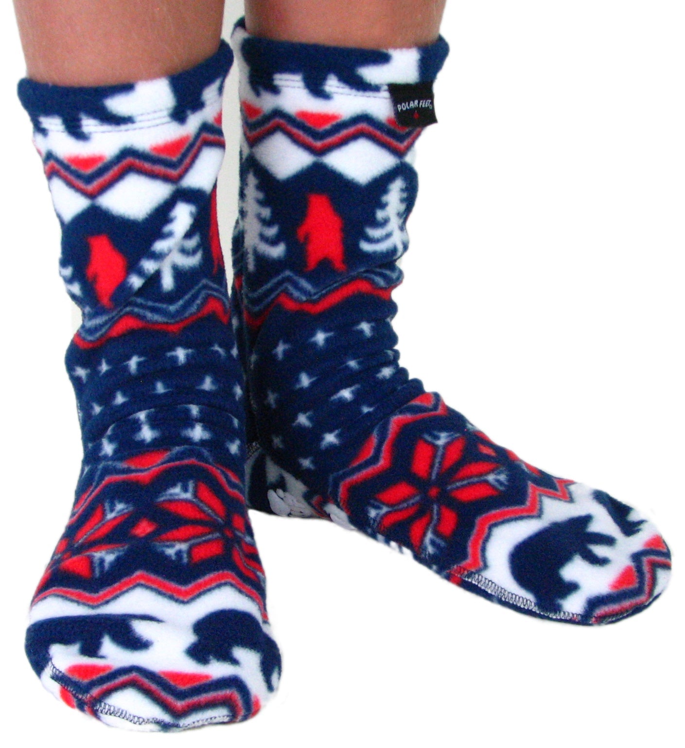 Kids' Nonskid Fleece Socks - Cosmos  Slipper Socks – Polar Feet Canada