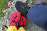 Polar Feet Fleece Tabi Socks with Luna Running Sandals