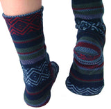 Polar Feet SUPER STRETCHY Fleece Socks - Nordic