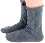 Polar Feet Fleece Socks - Soft Grey