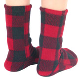 Polar Feet Kids Fleece Socks - Lumberjack