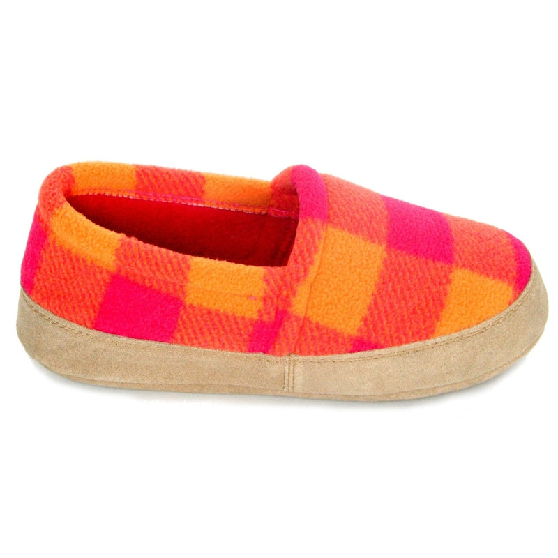 Polar Feet Kids' Perfect Mocs in Raspberry Sunrise side View