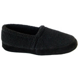 Polar Feet Men's Perfect Mocs in Black Berber Side View