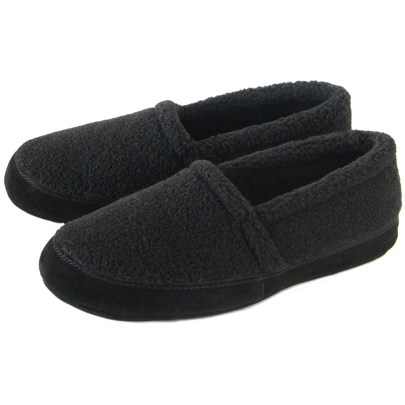 Polar Feet Men's Perfect Mocs in Black Berber