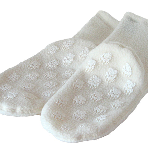 Polar Feet Supersoft Fleece Socks Cream Polar Feet Canada