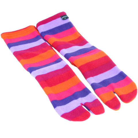 Polar Feet Fleece Tabi Socks - Jellybean