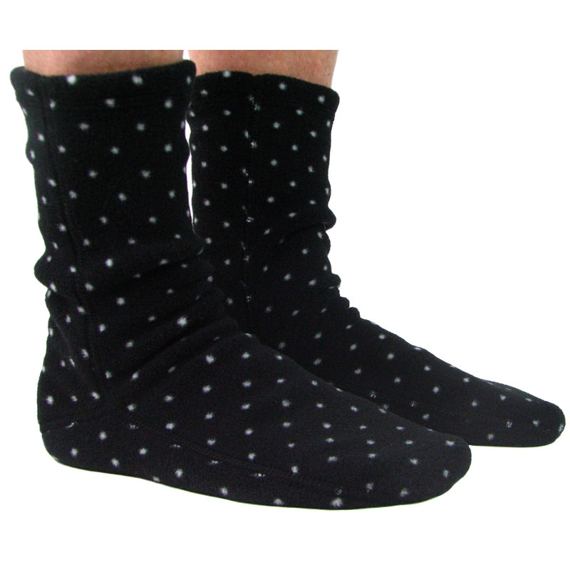 Kids' Nonskid Fleece Socks - Domino